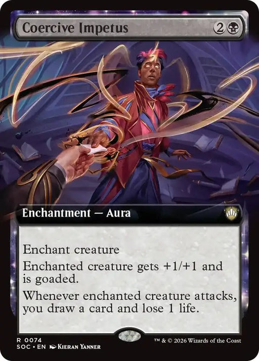 Coercive Impetus (Extended Art) (74) [Secrets of Strixhaven Commander]