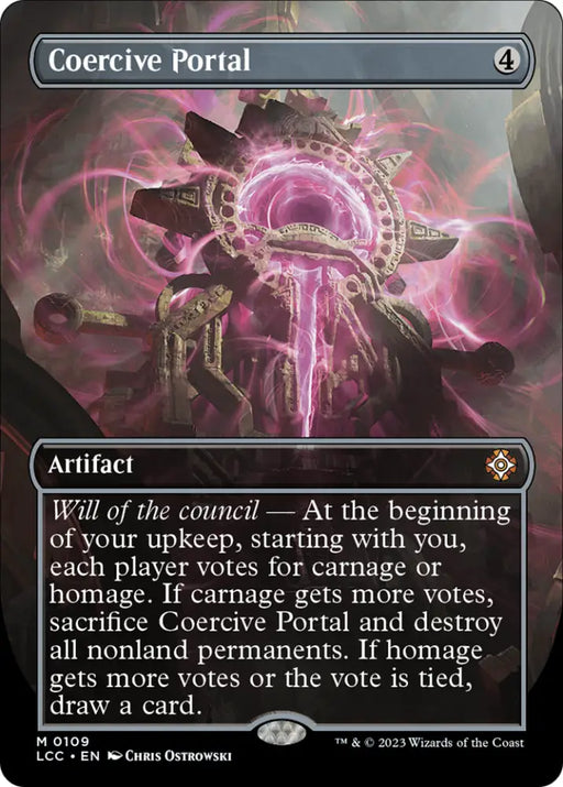 Coercive Portal (Borderless) [The Lost Caverns of Ixalan Commander] - MTG Single