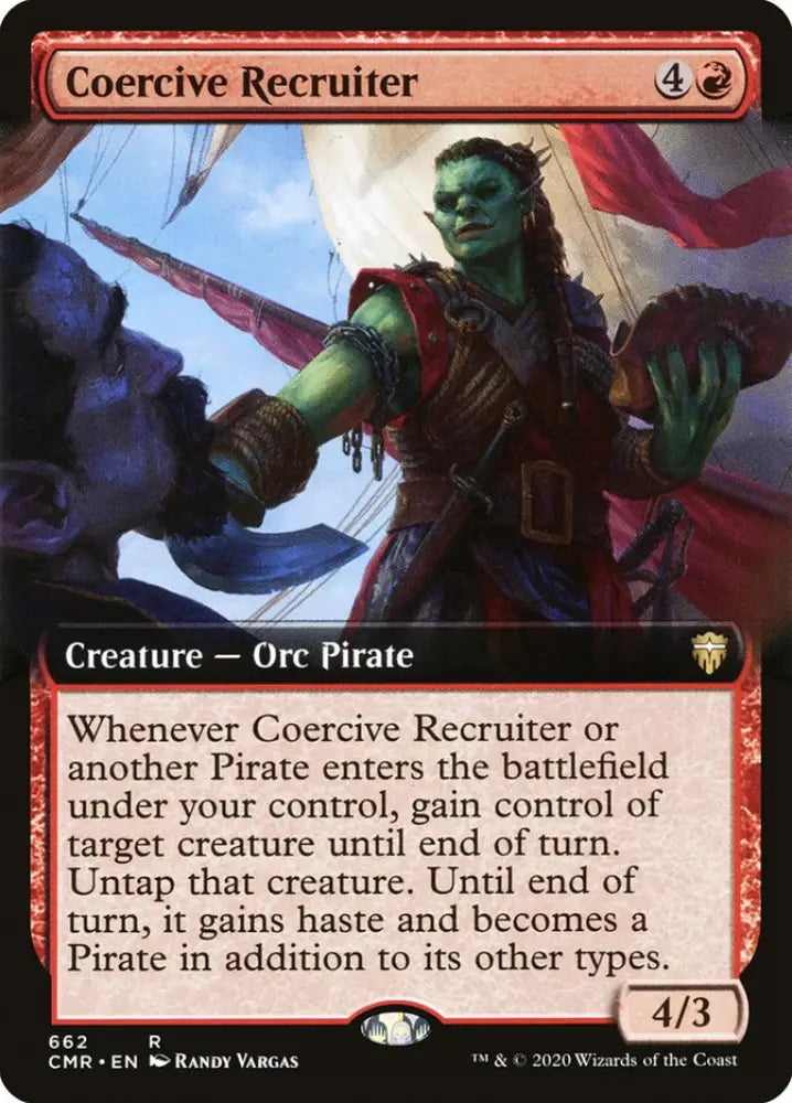 Coercive Recruiter (Extended Art) [Commander Legends] - MTG Single