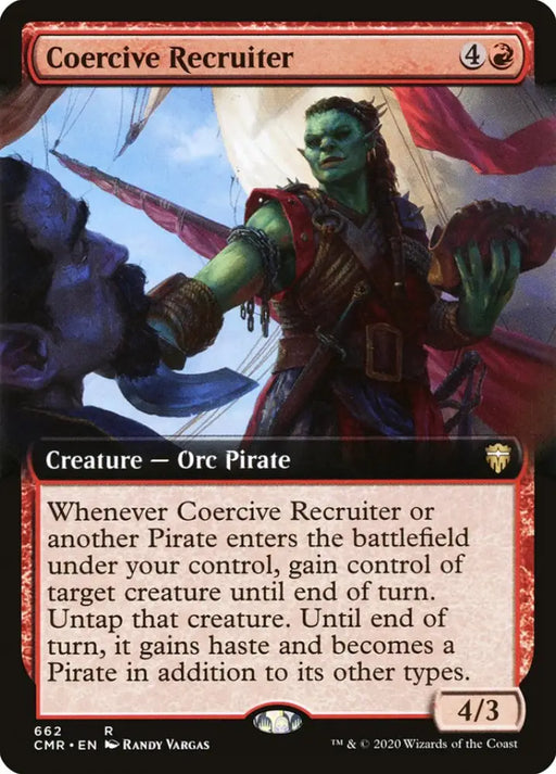 Coercive Recruiter (Extended Art) [Commander Legends] - MTG Single