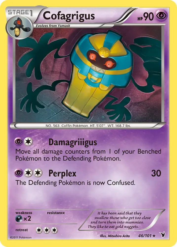 Cofagrigus (46/101) [Black & White: Noble Victories] - Pokemon Single