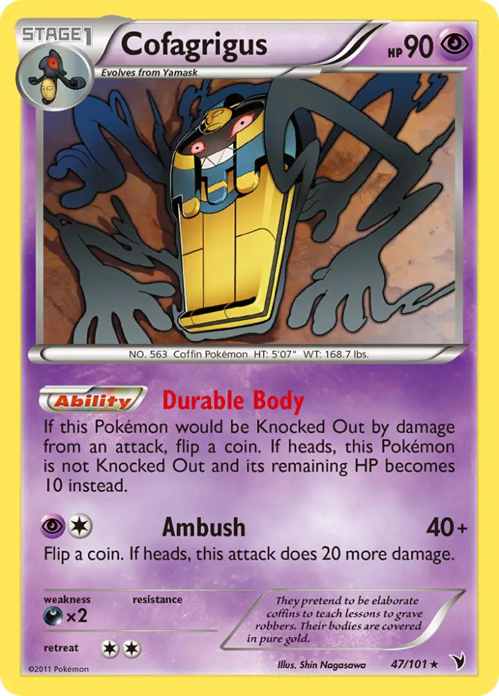 Cofagrigus (47/101) [Black & White: Noble Victories] - Pokemon Single