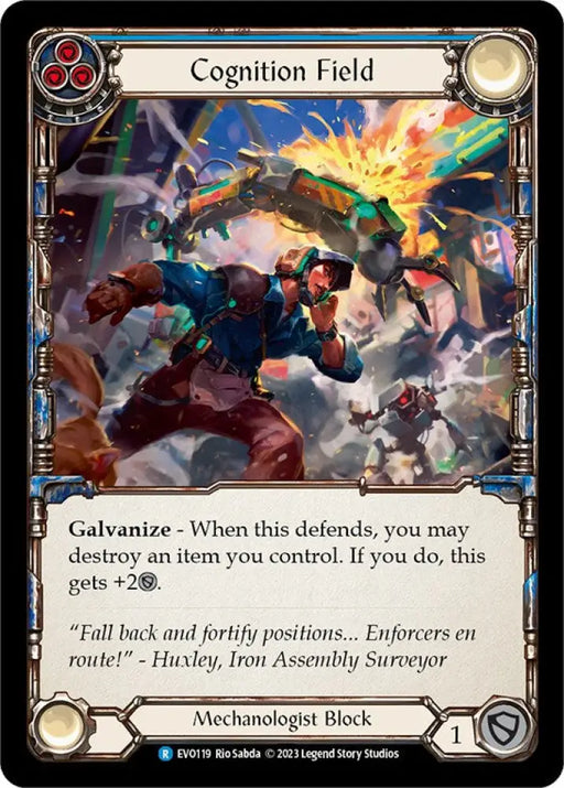 Cognition Field (Blue) [Bright Lights] Rainbow Foil - Flesh And Blood Single
