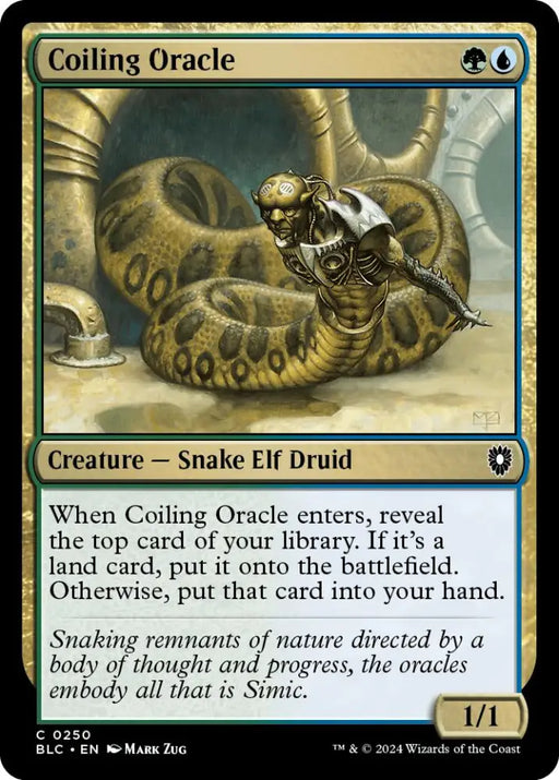 Coiling Oracle [Bloomburrow Commander] - MTG Single