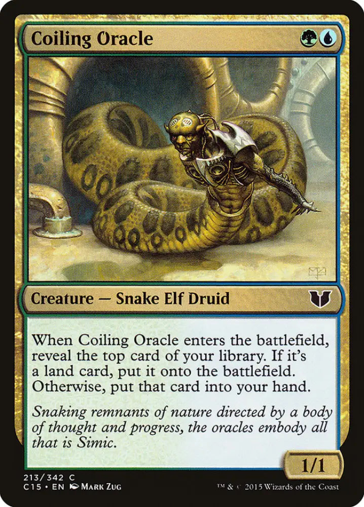 Coiling Oracle [Commander 2015] - MTG Single