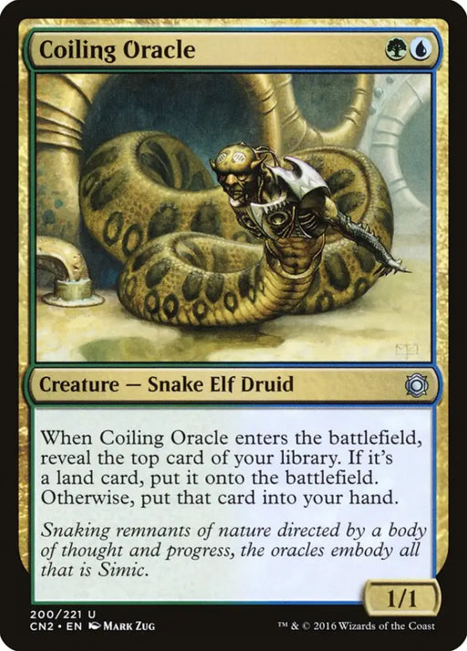 Coiling Oracle [Conspiracy: Take the Crown] - MTG Single