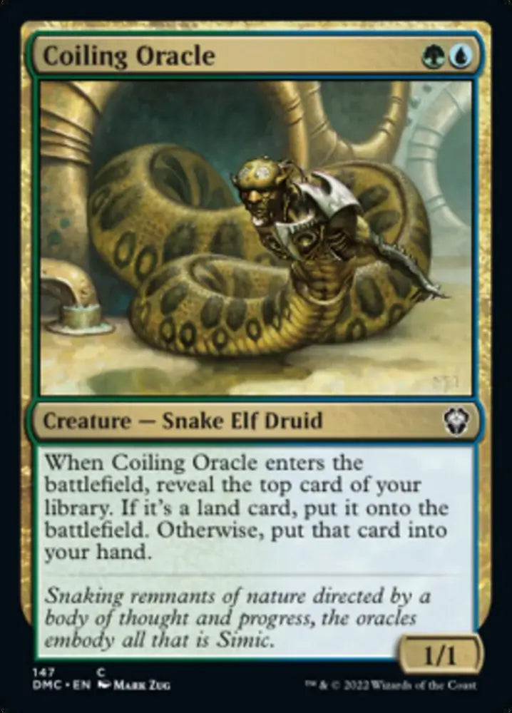Coiling Oracle [Dominaria United Commander] - MTG Single