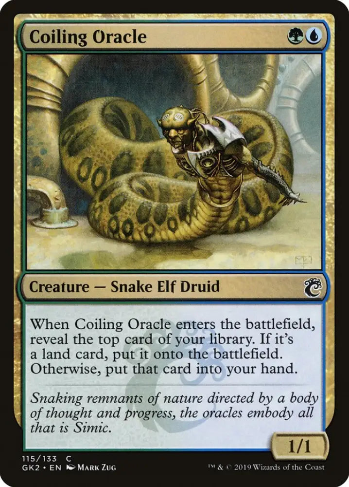 Coiling Oracle [Ravnica Allegiance Guild Kit] - MTG Single