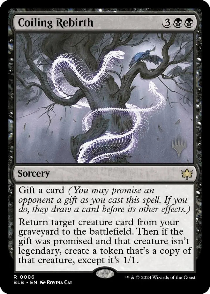 Coiling Rebirth (Promo Pack) [Bloomburrow Promos] - MTG Single