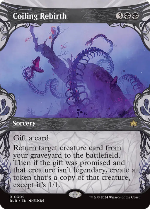 Coiling Rebirth (Showcase) [Bloomburrow] - MTG Single