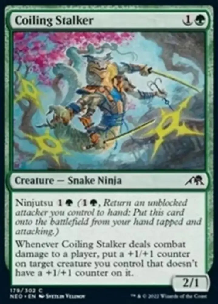 Coiling Stalker [Kamigawa: Neon Dynasty] - MTG Single