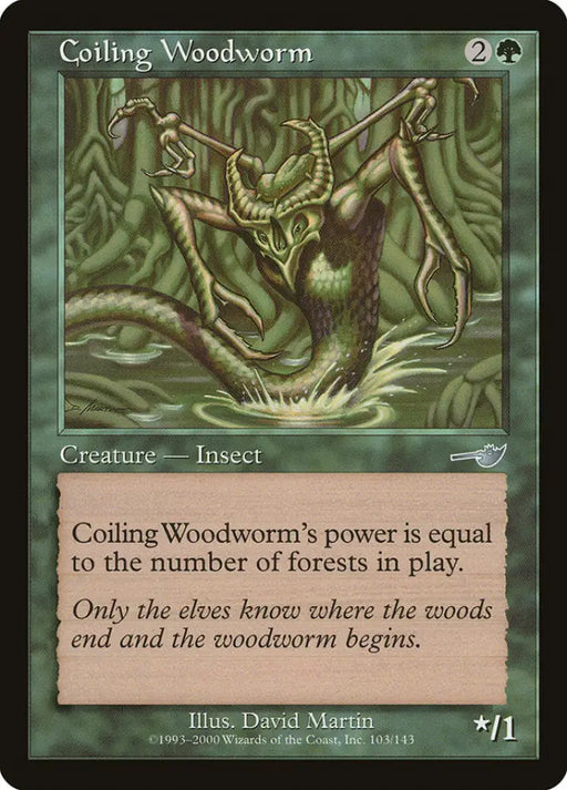 Coiling Woodworm [Nemesis] - MTG Single
