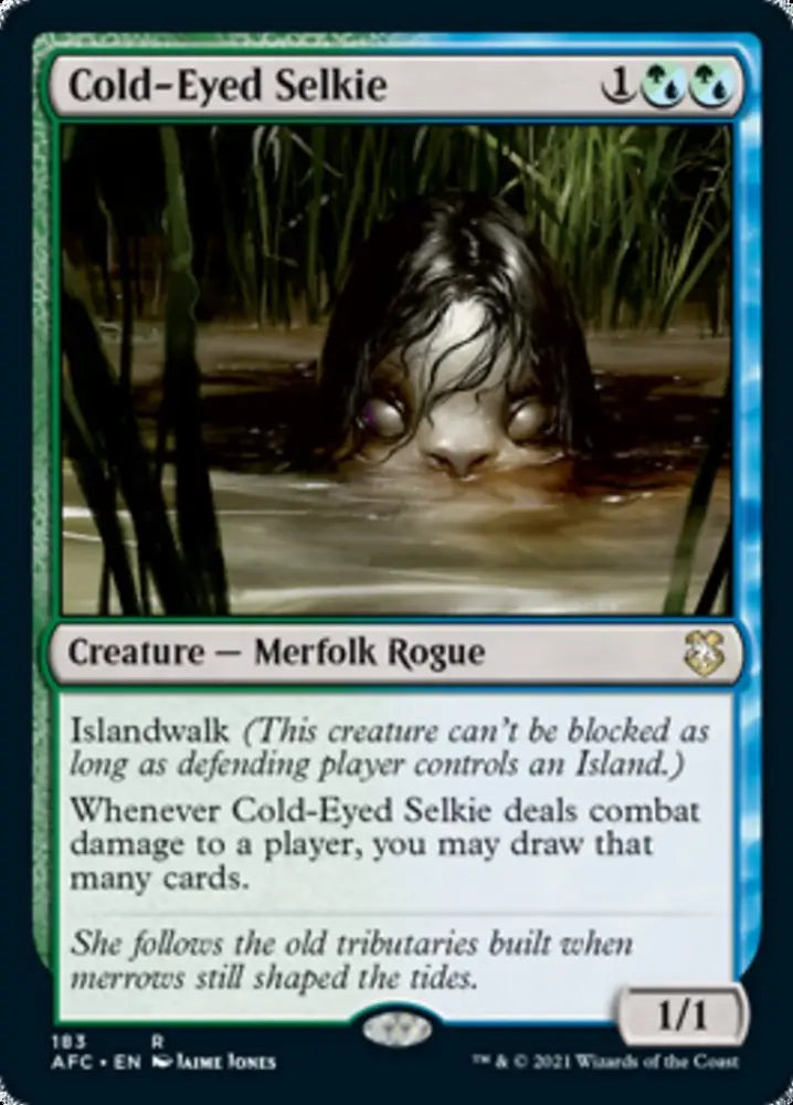 Cold-Eyed Selkie [Dungeons & Dragons: Adventures in the Forgotten Realms Commander] - MTG Single