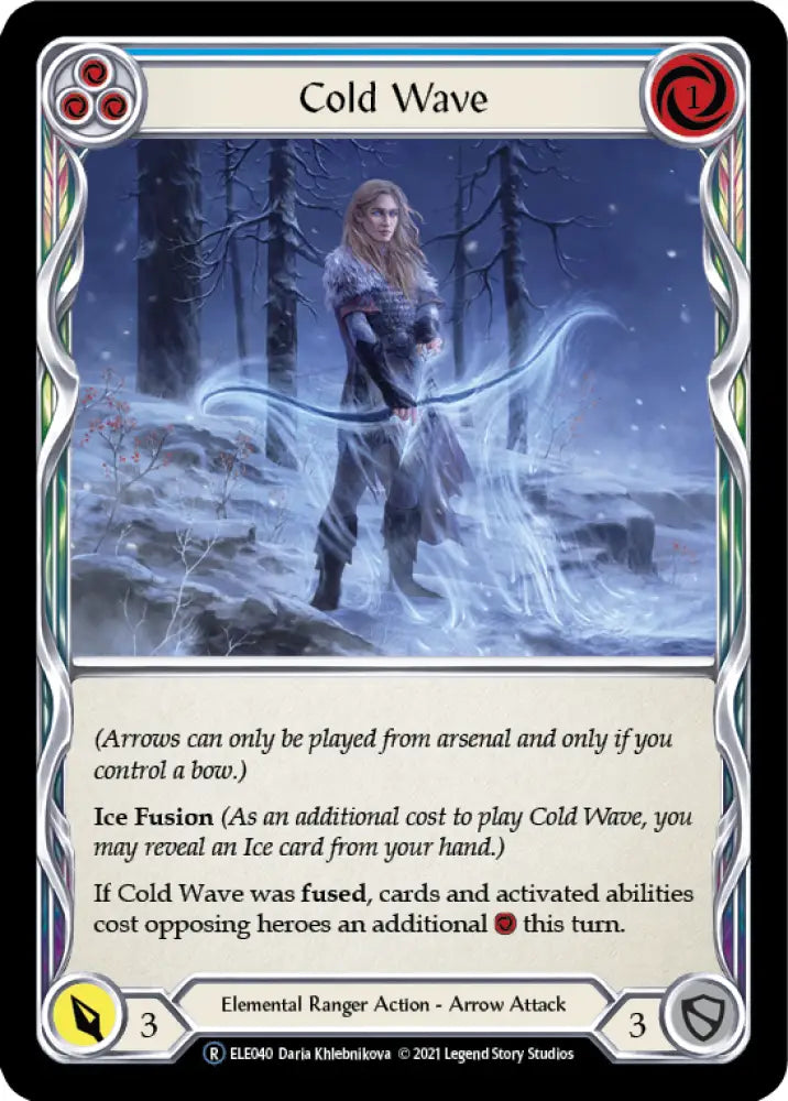 Cold Wave (Blue) [Tales of Aria Unlimited] Unlimited Normal - Flesh And Blood Single