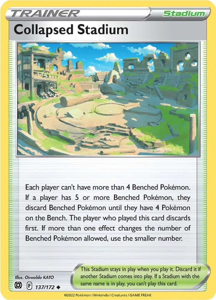 Collapsed Stadium (137/172) [Sword & Shield: Brilliant Stars] - Pokemon Single