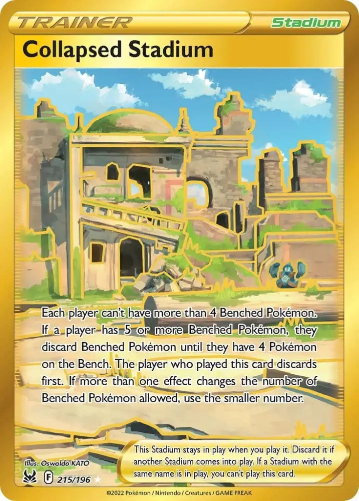 Collapsed Stadium (215/196) [Sword & Shield: Lost Origin] - Pokemon Single