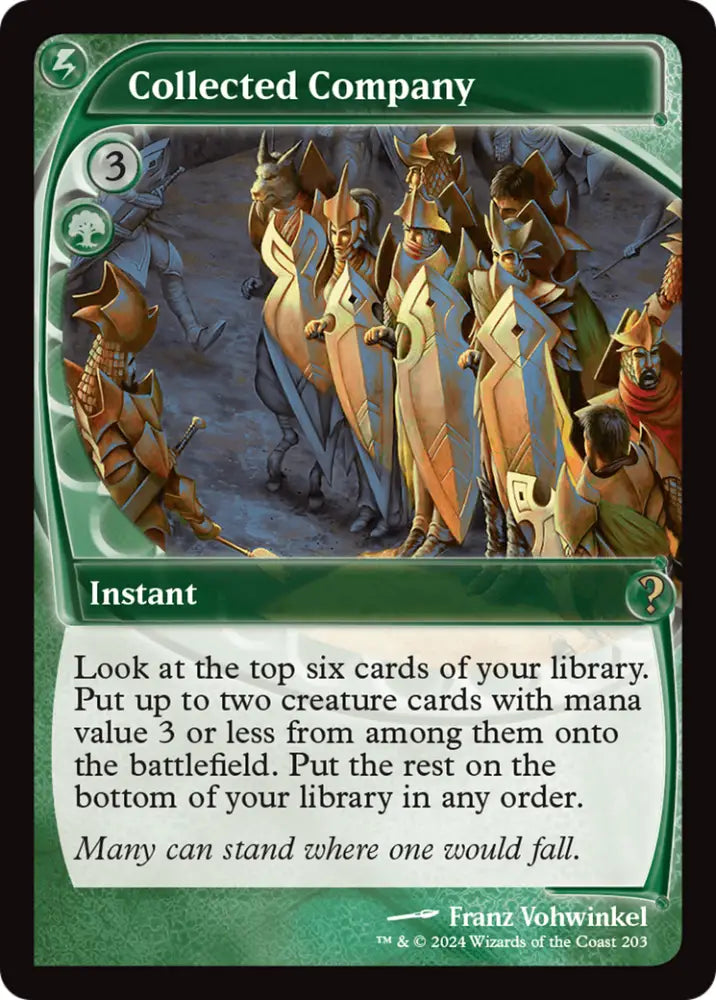 Collected Company (Future Sight) [Mystery Booster 2] - MTG Single