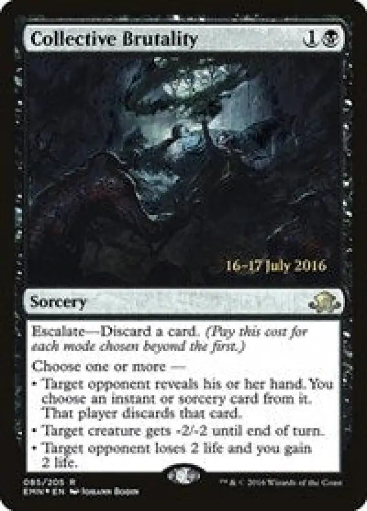 Collective Brutality (85) [Prerelease Cards]