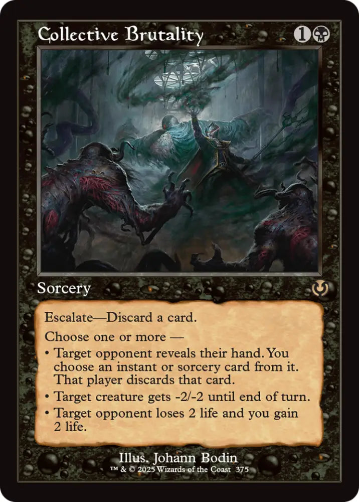 Collective Brutality (Retro Frame) [Innistrad Remastered] - MTG Single