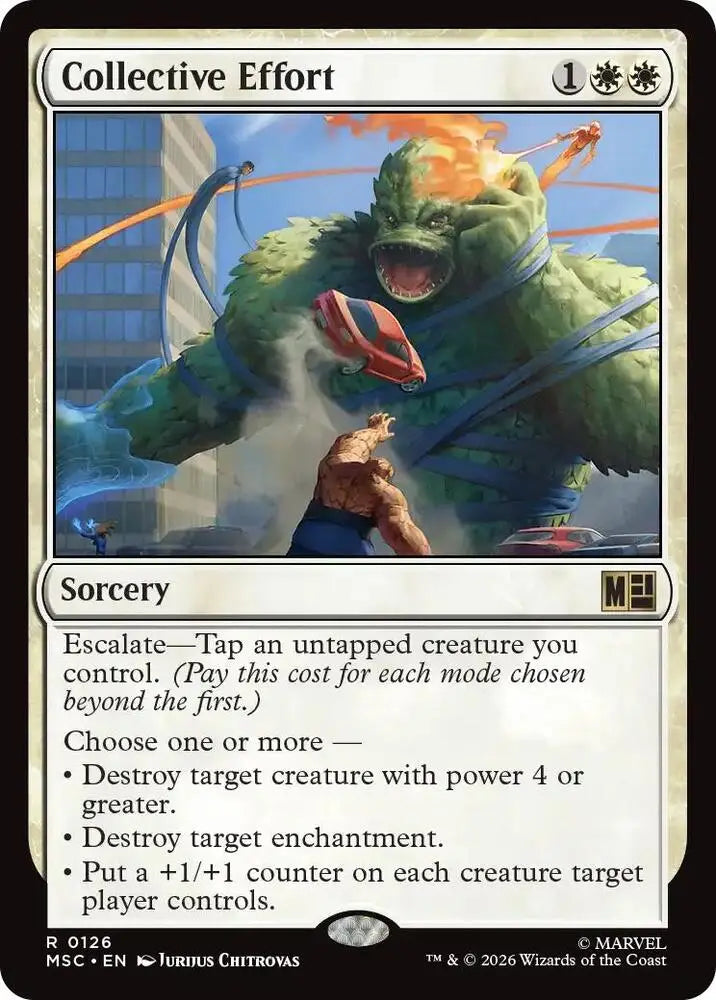 Collective Effort (126) [Marvel Super Heroes Commander]