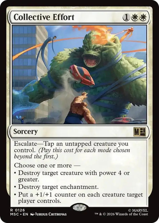 Collective Effort (126) [Marvel Super Heroes Commander]