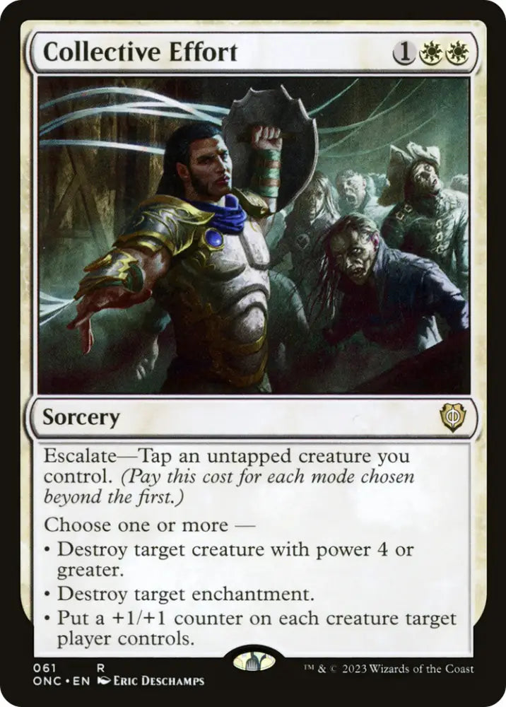 Collective Effort [Phyrexia: All Will Be One Commander] - MTG Single