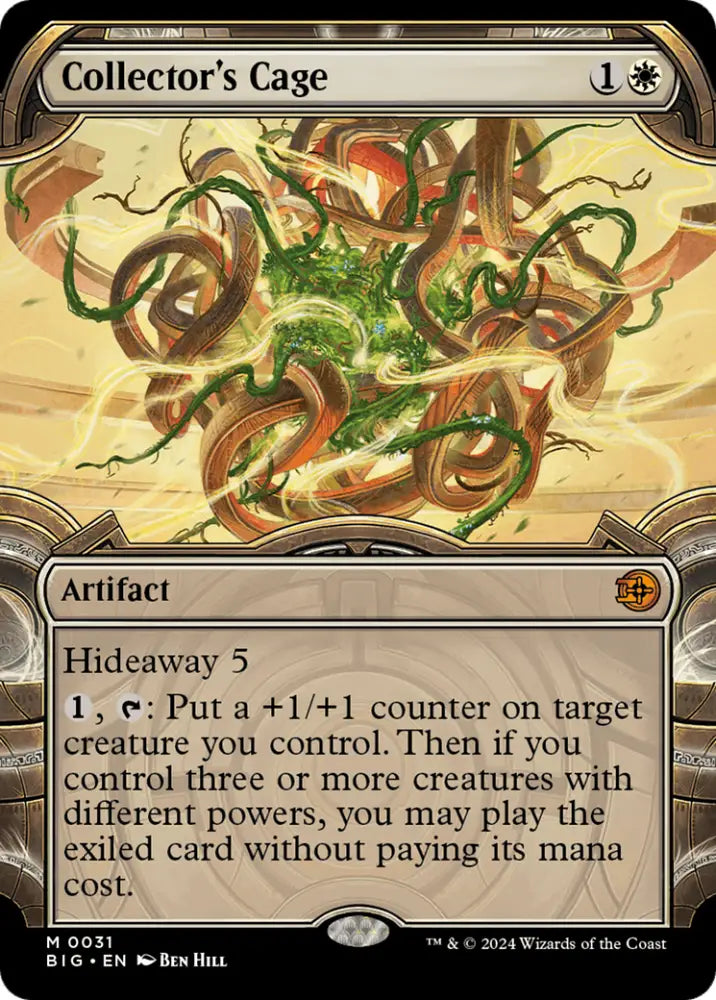 Collector’s Cage (Showcase) [Outlaws of Thunder Junction: The Big Score] - MTG Single