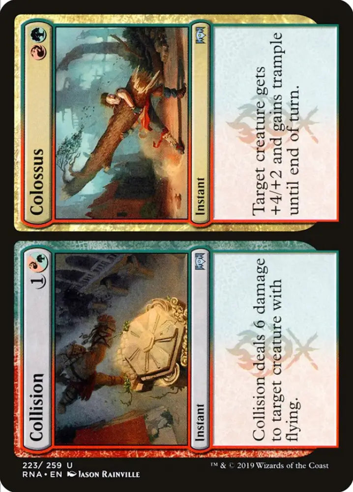 Collision // Colossus [Ravnica Allegiance] - MTG Single