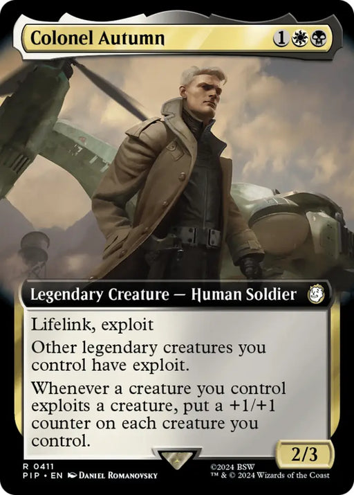 Colonel Autumn (Extended Art) [Fallout] - MTG Single