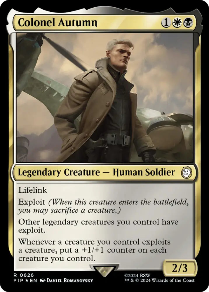Colonel Autumn (Surge Foil) [Fallout] - MTG Single