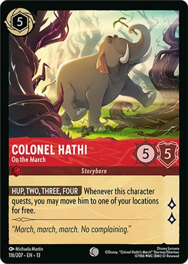 Colonel Hathi - On the March (116/204) [Attack of the Vine!]
