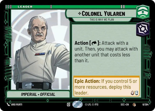 Colonel Yularen - This is Why We Plan (6/264) [Secrets of Power]