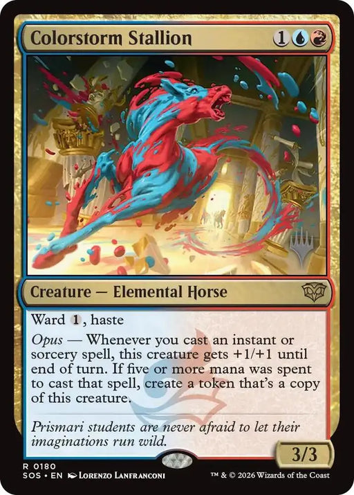 Colorstorm Stallion (180) [Secrets of Strixhaven Promos]
