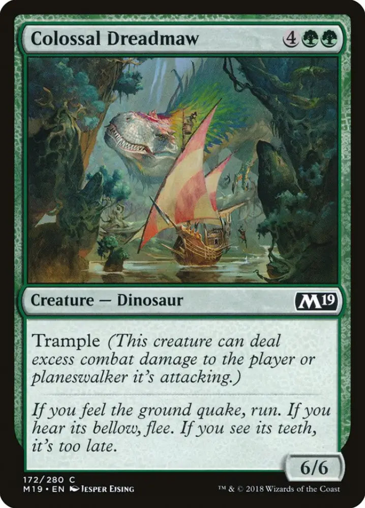 Colossal Dreadmaw [Core Set 2019] - MTG Single