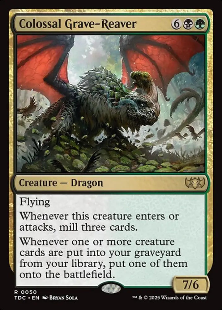 Colossal Grave-Reaver (50) [Tarkir: Dragonstorm Commander]