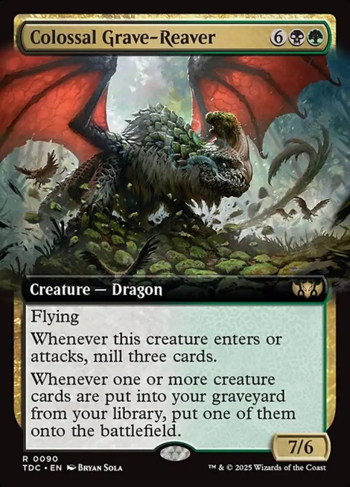 Colossal Grave-Reaver (90) [Tarkir: Dragonstorm Commander]