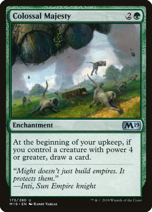Colossal Majesty [Core Set 2019] - MTG Single