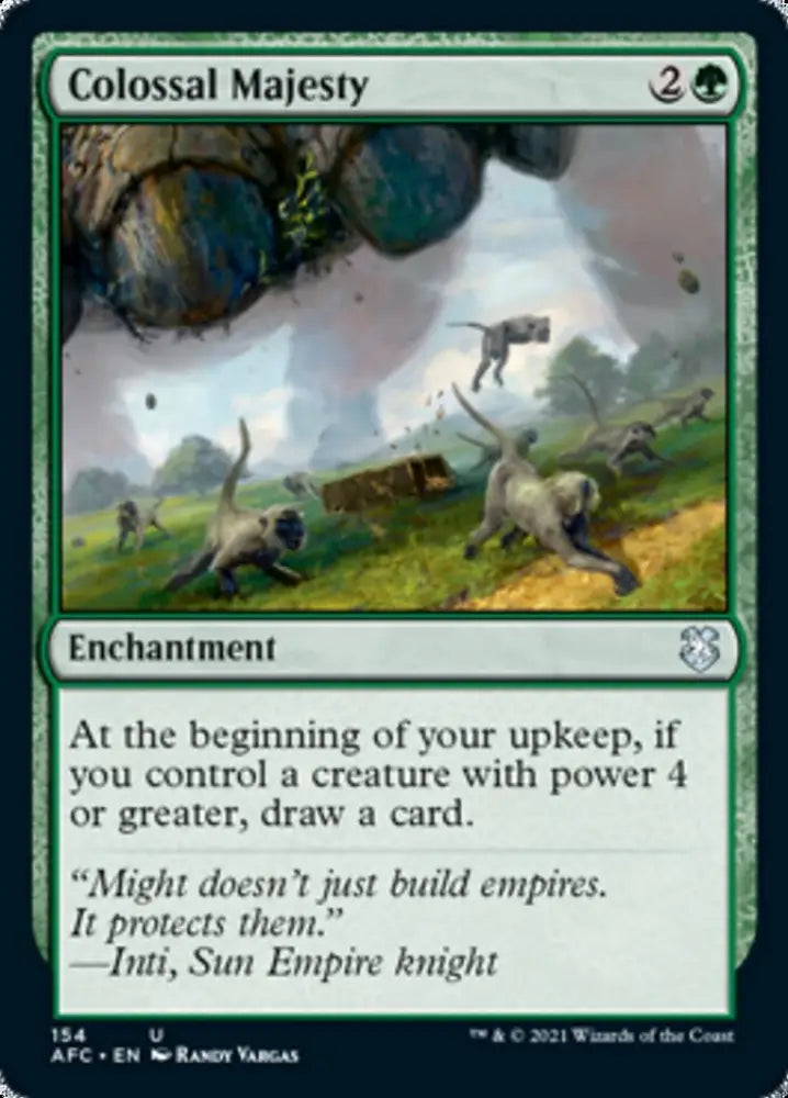 Colossal Majesty [Dungeons & Dragons: Adventures in the Forgotten Realms Commander] - MTG Single