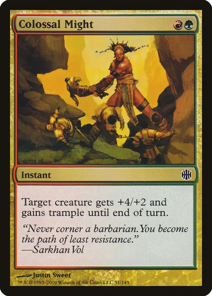 Colossal Might [Alara Reborn] - MTG Single