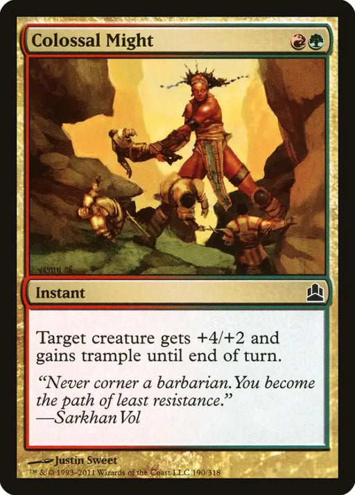 Colossal Might [Commander 2011] - MTG Single