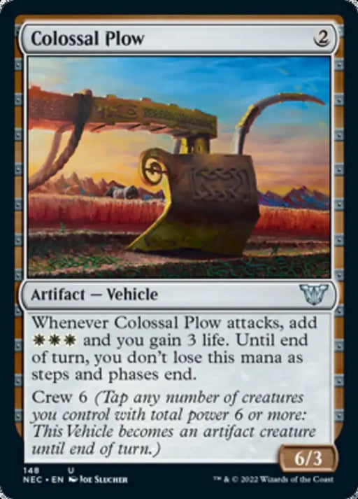 Colossal Plow [Kamigawa: Neon Dynasty Commander] - MTG Single