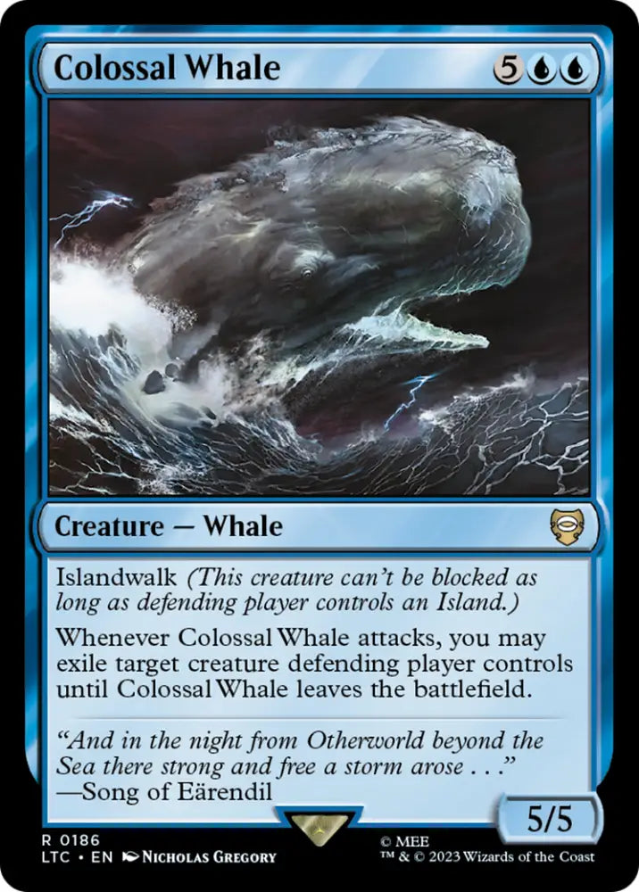 Colossal Whale [The Lord of the Rings: Tales of Middle-Earth Commander] - MTG Single