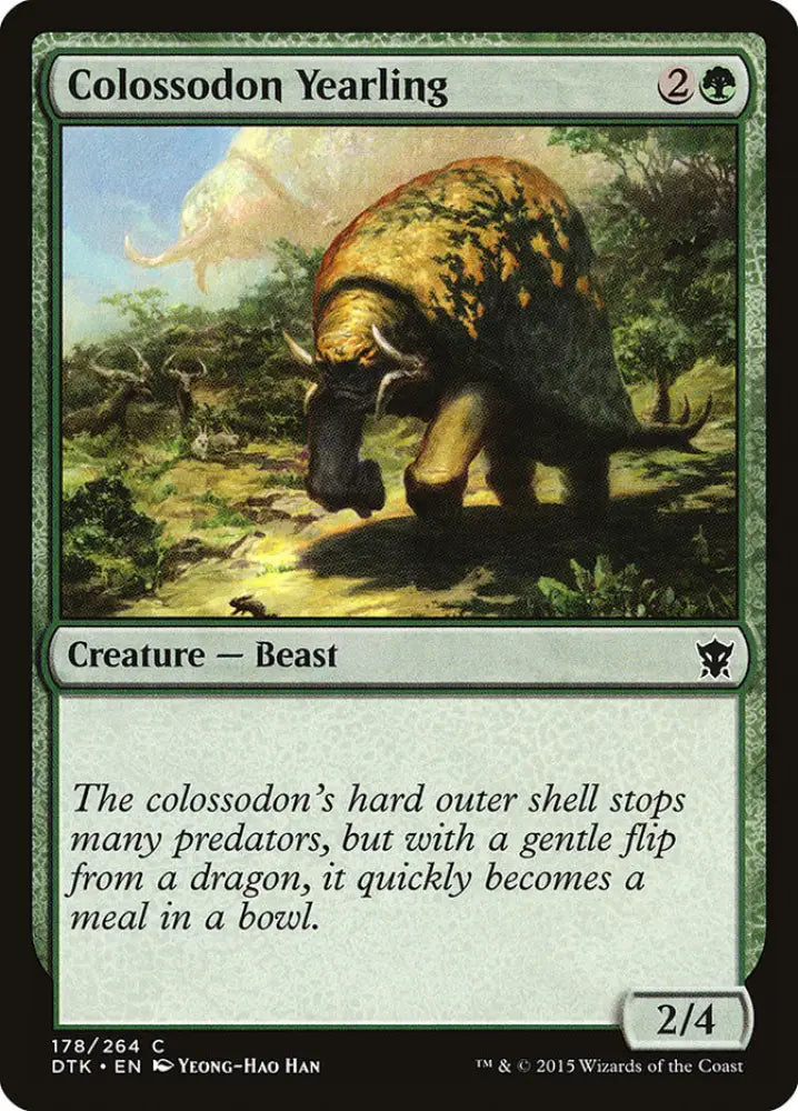 Colossodon Yearling [Dragons of Tarkir] - MTG Single