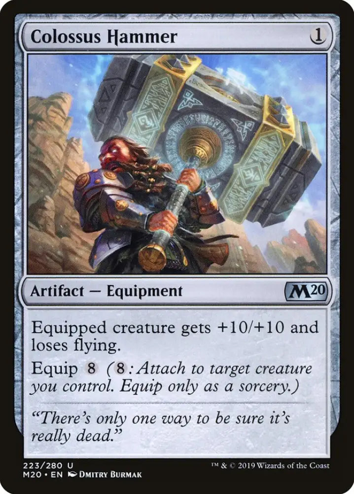 Colossus Hammer [Core Set 2020] - MTG Single