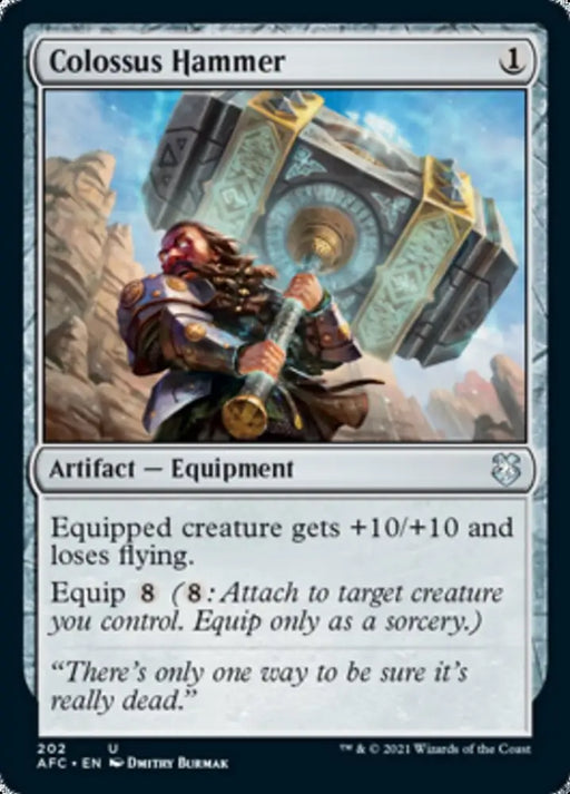 Colossus Hammer [Dungeons & Dragons: Adventures in the Forgotten Realms Commander] - MTG Single