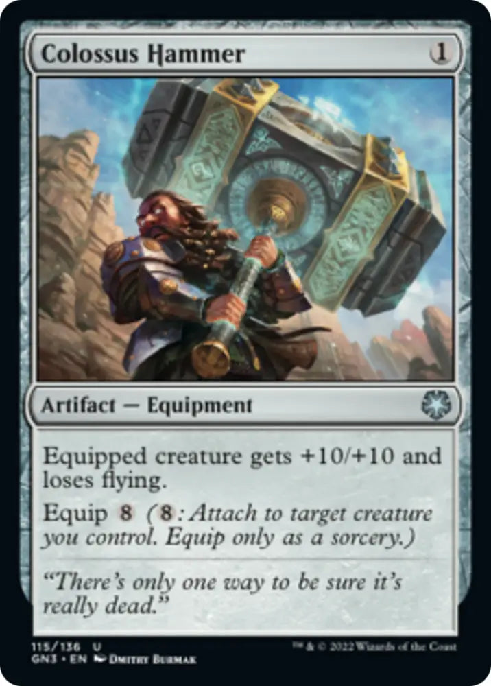 Colossus Hammer [Game Night: Free-for-All] - MTG Single