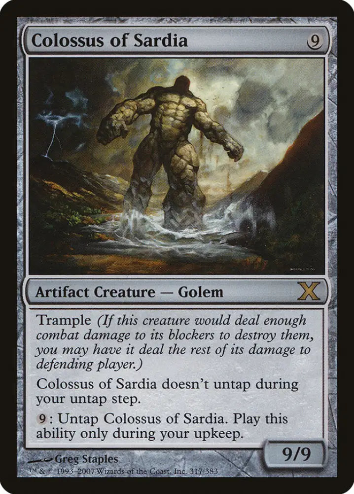 Colossus of Sardia [Tenth Edition] - MTG Single