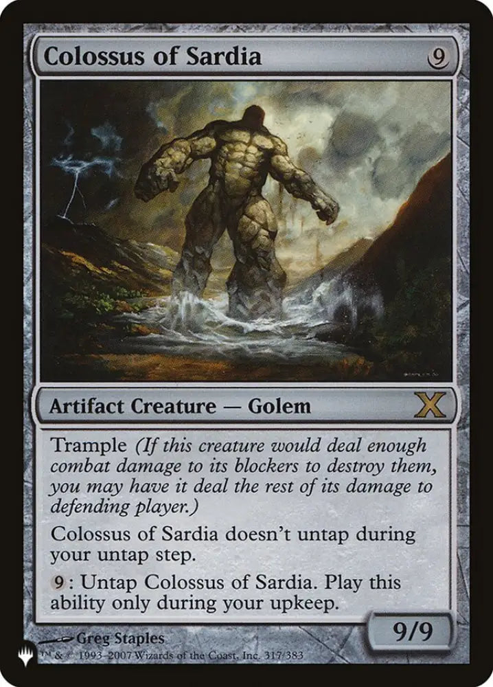 Colossus of Sardia [The List] - MTG Single