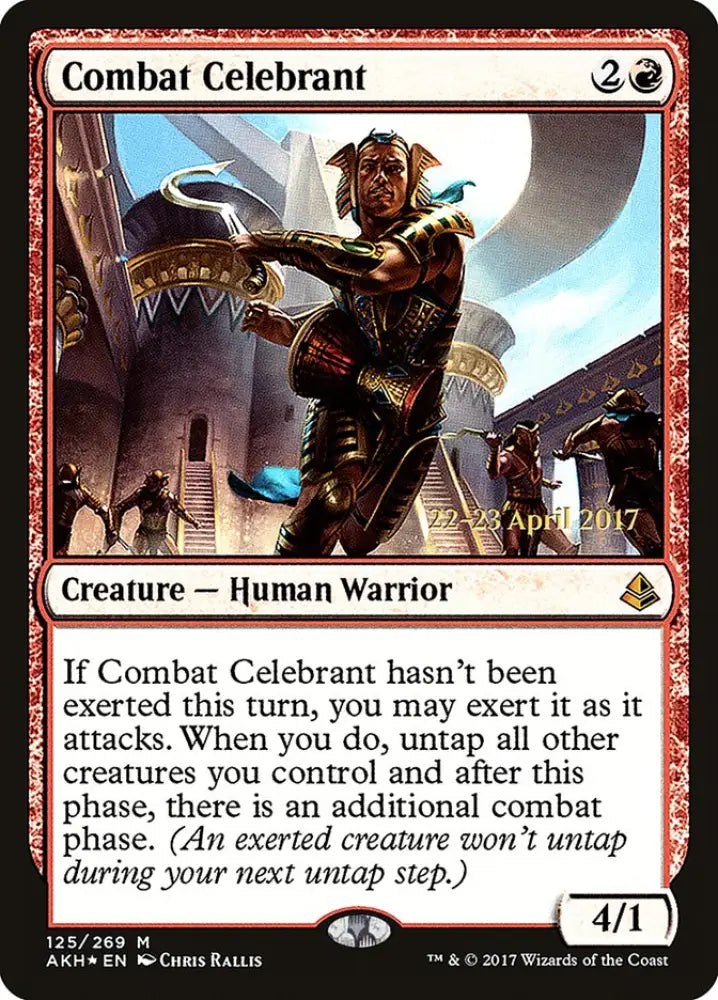 Combat Celebrant [Amonkhet Prerelease Promos] - MTG Single