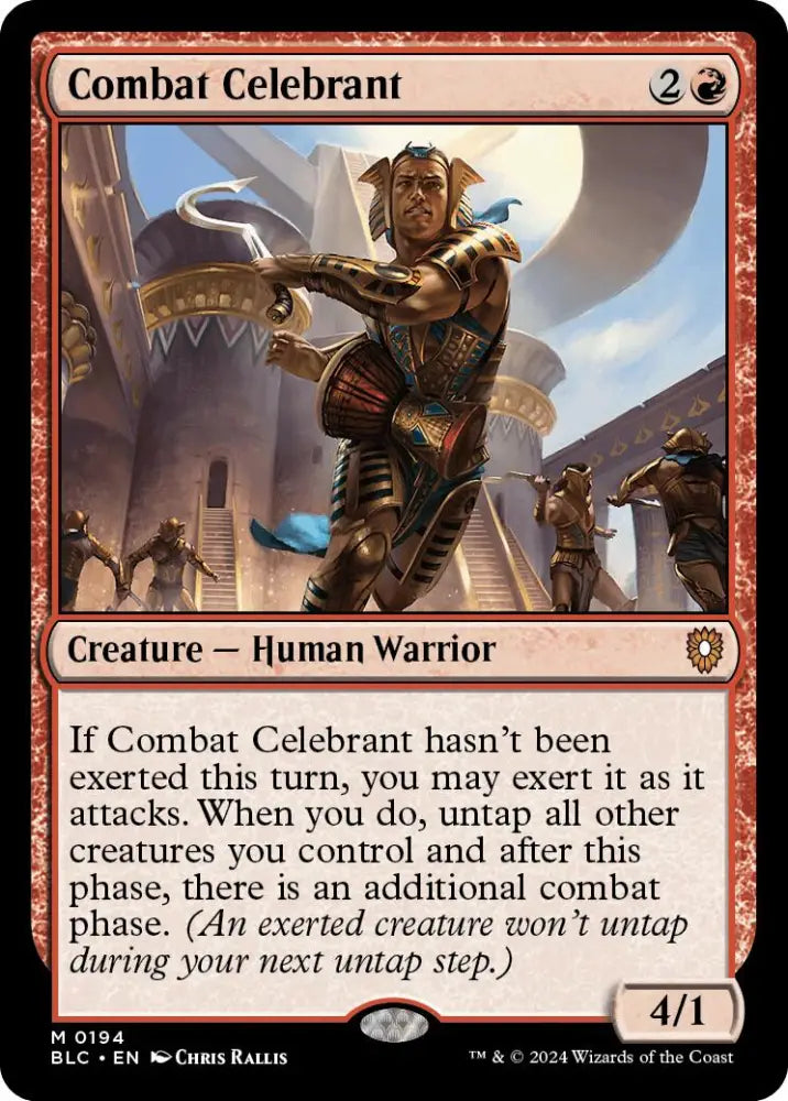 Combat Celebrant [Bloomburrow Commander] - MTG Single